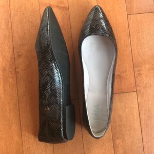 Pointed toe flats, never worn